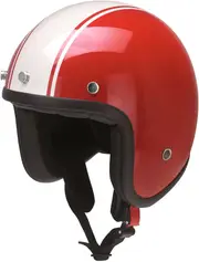 Redbike RB-757 Bologna, open face helmet , color: Red/White , size: XS