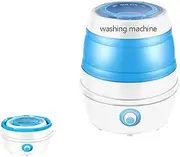 Automatic Folding Washing Machine, Mini Portable Energy-Saving Low-Carbon Home Dormitory Business Trip Travel Underwear Socks Small Cleaning Machine
