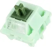 KiiBoom Matcha Latte V2 Linear Mechanical Switch Set, with Light Diffuser, Pre-lubed, 5 Pin Switch, 30 Pieces for Mechanical Gaming Keyboard, Compatible with MX Keycaps (53g)
