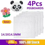 4pcs Large Square Pegboards for Hama Fuse Beads 5mm Clear Board AU STOCK