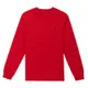 Polo Ralph Lauren RL 熱銷刺繡小馬素面長袖T恤(男青年)-紅色