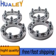 (4)SILVER WHEEL SPACERS 30mm 6 STUD 6X139.7 12x1.25 For Nissan Patrol GQ GU
