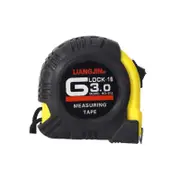 3/5/10M Measuring Tape Measure Steel Ruler Rule Lock Rubber Grip Metric Inch