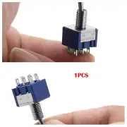 1PCS DPDT 6 Pin 2 Position ON/ON Small Toggle Switch 6A 125V
