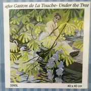 Printed needlepoint tapestry Canvas OnlyOrchidea 40-40cm Under The Tree