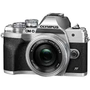 OM-SYSTEM OM-D E-M10 Mark IV Mirorrless Digital Camera (Silver) with 14-42mm Lens [OLC1326]