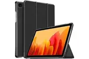 For Samsung Galaxy Tab A7 Cover, Tab SM-T500 / SM-T505 10.4 2020 Case Folio Leather Smart Magnetic Flip Stand Case Cover (Black)
