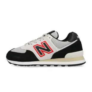 【NEW BALANCE】NB 紐巴倫 574 運動鞋 男鞋 黑 灰 紅 麂皮 D楦(U574SV2)