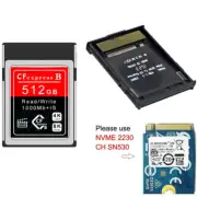 DIY Hard Drive to Camera Memory Card Nku CFexpress Type B Card to NVME Adapter