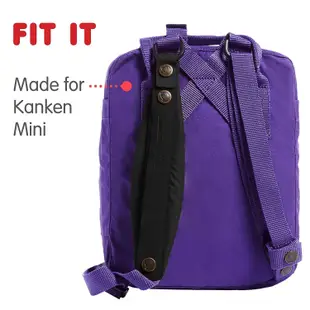 瑞典Fjallraven小狐狸北極狐Kanken Mini 23504-550黑色 空肯包減壓肩墊 減壓背墊 減壓背帶