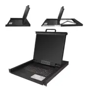 Startech Rkcons1901 Vga Rackmount Kvm Console Integrated Lcd Monitor Switch