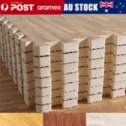 6-24X Wood Grain Floor Mats Interlocking Heavy Duty EVA Foam Tiles Safety Mat AU