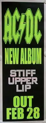 AC/DC Stiff Upper Lip Promo Pole Poster