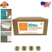 High-Quality 20lb Soy & Paraffin Candle Making Wax - Customizable Scents