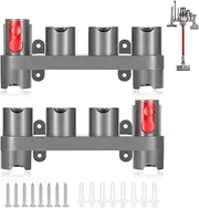 Charlux Accessory Holder for Dyson V15 V12 V10 V8 V7 Gen5 Attachment Holder Wall Mount Tool Holder Organizer Accessories for Dyson Vacuum Cleaner, Use On Docking Station Or On Wall(2 Pack)