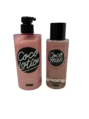 Coco Lotion & Mist Set With Coconut Oil & Essential Oils By Pink