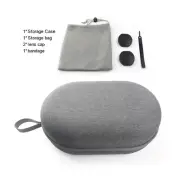 For PS VR2 VR Headset Portable Zipper Case Storage Bag with Lens Protector Cover
