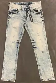 NEW AFFLICTION $135 MENS GAGE FLEUR SLIM JEANS IN JETHRO SZ 40