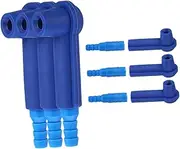 TINEASUR 6pcs Brake Fluid Exchange Tool Pneumatic Brake Oil Changer with Special Connectors for Efficient Fluid Extraction for Vehicle Maintenance