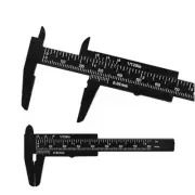 Vernier Caliper Gauge Measurement Plastic Ruler Double Scale Equipment