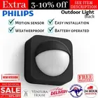 Philips Hue Outdoor Automatic Wireless Motion Sensor Weatherproof Light Black