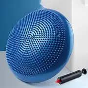 Balance Pad, Inflatable Core Trainer, Balance Ball, Training Cushion, Chair Sensation Pad, Inflatable Anti Slip Stability Board For Physics, Posture, And Fitness, Including Inflator(33cm*4cm)