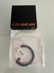 ALEX AND ANI Luna Beaded Bangle Sky Blue $44 MSRP