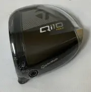 Taylormade Qi10 Max 9.0 LH Head Only HC Included NEW In Plastic