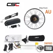 48V 1000W E-Bike Kit 29" Gearless Motor 12 MOSFET Controller AU Battery