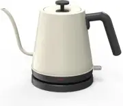 KLEAH Gooseneck Electric Kettle - 0.8L Automatic Shut Off Tea & Bone White