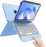 iPad 10th Generation Case with Keyboard for iPad 10.9" 2022, Touch Keyboard for iPad 10th Generation Case -360° Rotatable,Pencil Holder, MultiTouch Trackpad Keyboard Case for iPad 10th Generation