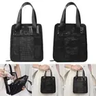 With Handle Cosmetic Bag Shell Shaped Handheld Makeup Bag Storage Bags Travel