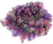 EXQUIMEUBLE Synthetic Fluffy Clown Wig Fine Craftsmanship for Cosplay Party Sports Events