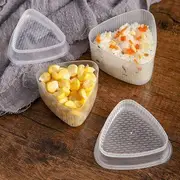 Triangular Plastic Rice Ball Mold 1 Pc - Rice Ball Mold - Triangle - Transparent - L