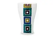 Kutani yaki ware Japanese Beer Sake Water cup Tumbler Cobblestone Taishi kiln