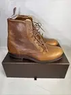 Rm Williams Risden Boot Clay Pebbled Leather Size Au/uk 9G Eu43.5 US10 New