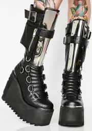 [Club Exx] Immortal Soul Platform Boots