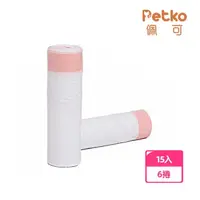 在飛比找momo購物網優惠-【PETKO】智能貓砂盆專用垃圾袋(15入*6捲)