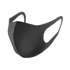 3 FACE MASKS Slim Fashion Reusable , Unisex Black Masks ,Mouth Cover