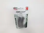 KATO 20-176 N Scale, Unitrack Compact 4 5/8" R Curve 45° Track (4 pcs), Code 80