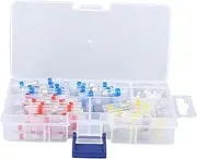 Xiaojiang Store 100pcs Heat Shrink Soldering Terminals wat/erp/;ro/ofW Wire Insulated Connectors Kit Heat Shrink Terminals