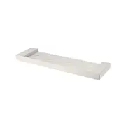 Amelie Square Bathroom Shelf Brushed Nickel BDO4687ABN