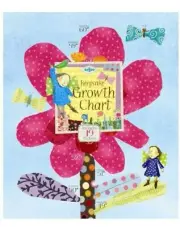 eeBoo Keepsake Growth Chart For Girls Flower