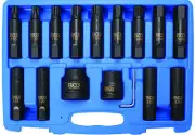 BGS Germany Hex Torx Wrench Rattle Gun Impact Socket Set 3/4" Drive 1" Drive