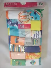 Wonder Nation 14 Pair Girls Size 12 Bikini Panties