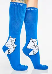 [RIPNDIP] Cobalt Lord Nermal Socks