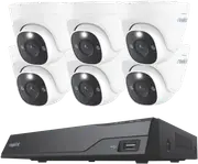 Reolink 12MP PoE NVR Security System with 6 Cameras and 2 TB