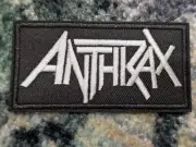 ANTHRAX Heavy Metal Rock Embroidered Iron-On Patch Great Christmas Gift
