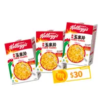 在飛比找momo購物網優惠-【家樂氏Kelloggs】原味玉米片275gx3盒