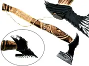 Custom Handmade Tomahawk Beard Hatchet Viking Axe - Free Engraving